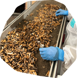 Recyclage des mégots